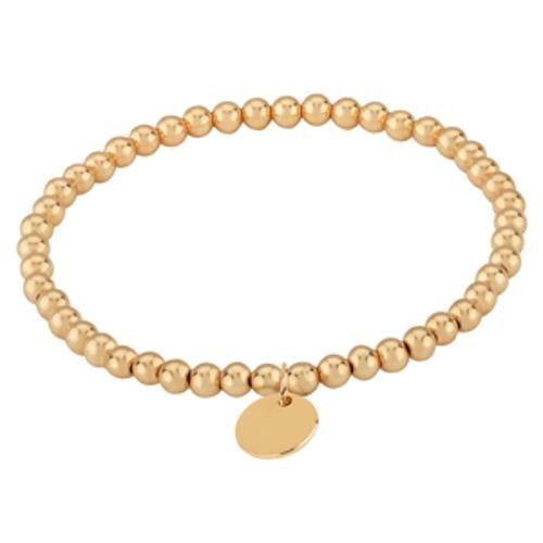 Carla 14kg 4mm Bead Bracelet Mini Rng Tag Bracelets