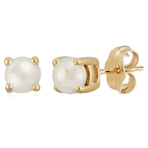 Carla 14kg 4mm Pearl Earrings