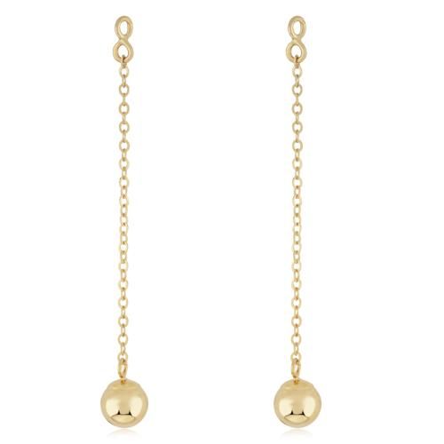 Carla 14kg 6mm Bead Drop Jacket Earring Jackets