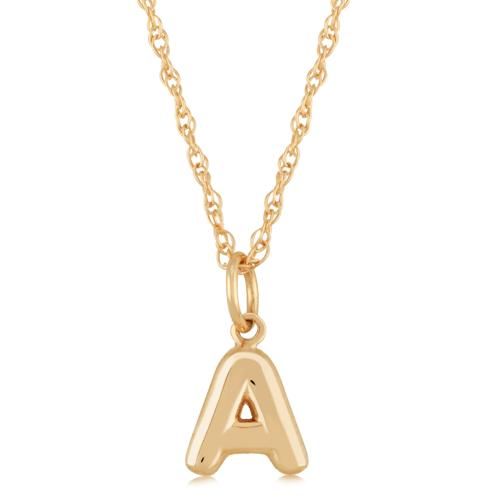 Carla 14kg Initial A Necklace Necklaces