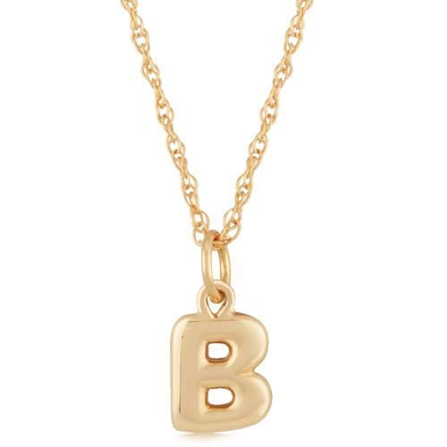Carla 14kg Initial B Necklace Necklaces