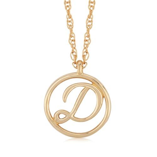 Carla 14kg Initial D Neck Pendants/ Charms
