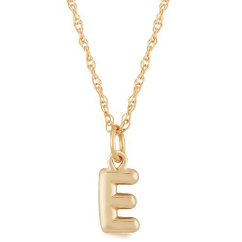 Carla 14kg Initial E Necklace Necklaces