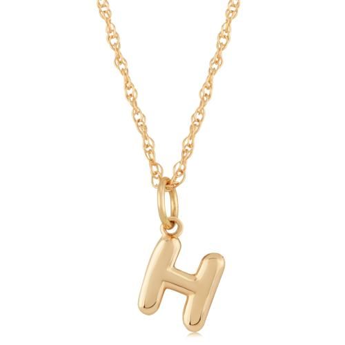 Carla 14kg Initial H Necklace Necklaces