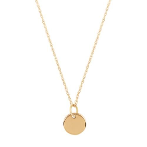 Carla 14kg Mini Round Tag Pendant 18 Inch Pendants/ Charms
