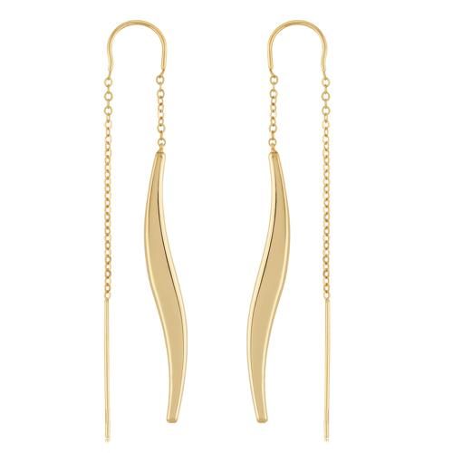 Carla 14kg Twist Threaded Earrings
