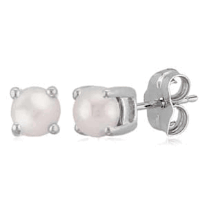 Carla 14kwg 4mm Pearl Earrings