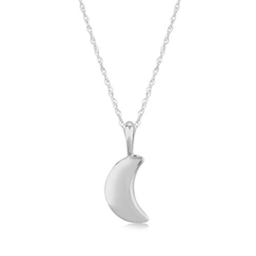 Carla 14kwg Moon Pendant Pendants/ Charms
