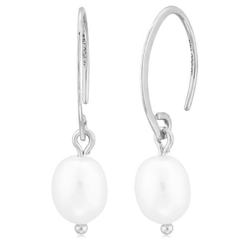 Mini Sweep Fresh Water Pearl Drop Earrings