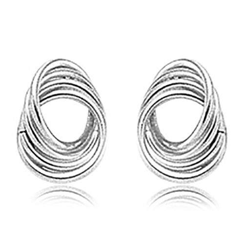 Earrings - Twisted Knot Earrings - 63/162 - Sterling Silver