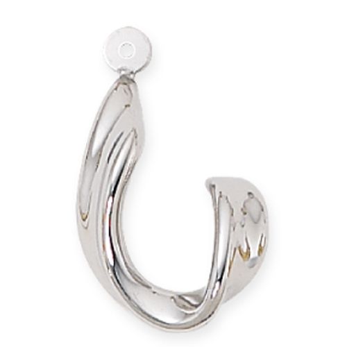 Carla 14kwg L/r Off Set J Shape Earring Jackets
