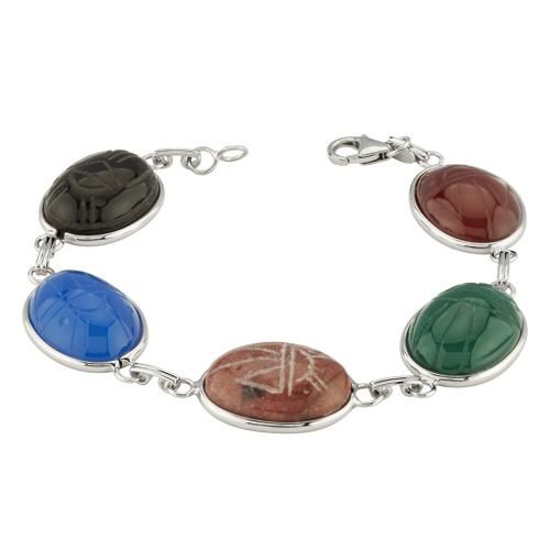 Carla Ss 20x15 Scarab Bracelet 7.5 Inch Bracelets