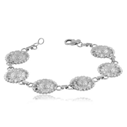 Carla Ss Sunflower Bracelet 7-3/4 Inch Bracelets