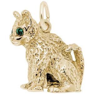 Cat Charm 10K Gold - 10-176-0-10K
