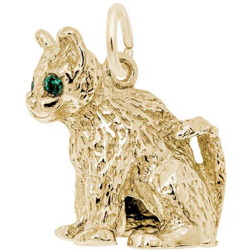 Cat Charm Gold Plated - 10-176-0-GP