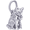 Cat Charm White Gold - 10-1809