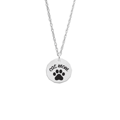 Cat Mom Necklace Set