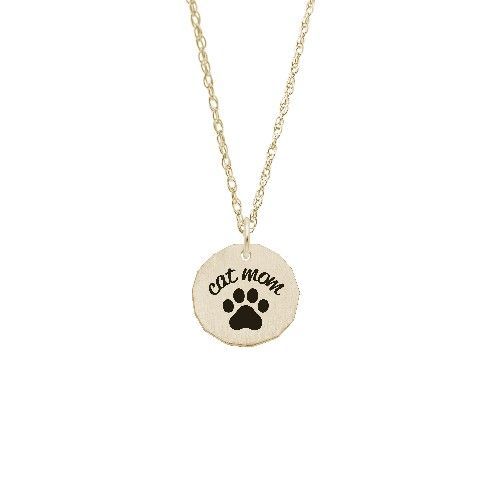 Cat Mom Necklace Set - Gold Plated - 29-1981-87-GP