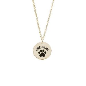 Cat Mom Necklace Set - Gold Plated - 29-1981-87-GP