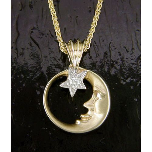Celestial Style Pendant - 14K Gold  - SD-FGP300