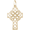 Celtic Cross Charm Gold Plated - 10-2364