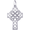 Celtic Cross Charm Silver - 10-2364