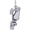 Cement Truck Charm Silver - 10-6531