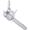 Chainsaw Charm Silver - 10-3635