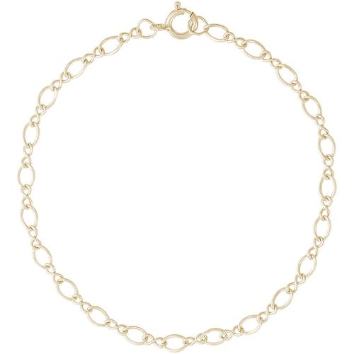 Rembrandt Charm Bracelet - 7 Inch - 10K Gold - 20-0103-7