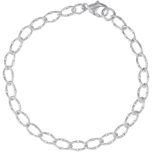 Charm Bracelet - 7 Inch - Silver - 20-105-7-ss