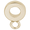 Charm Drop Hoop Thin - Gold Plated - 10-9149-gp