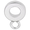 Charm Drop Hoop Thin - Sterling Silver - 10-9149-s