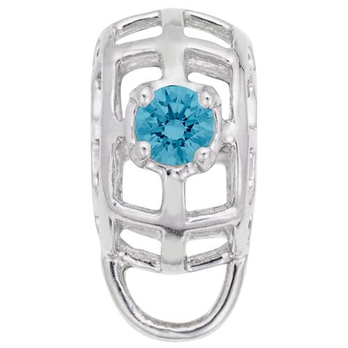 Charmdrop December Stone - 14K White Gold - 10-9181-12-wg
