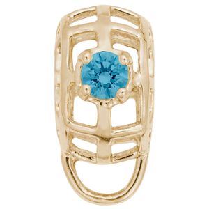 Charmdrop December Stone - Gold Plated - 10-9181-12-gp