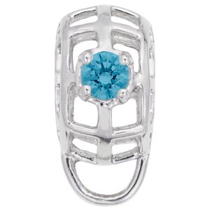 Charmdrop December Stone - Sterling Silver - 10-9181-12-s