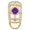 Charmdrop February Stone - 14K Gold - 10-9181-2-14kg