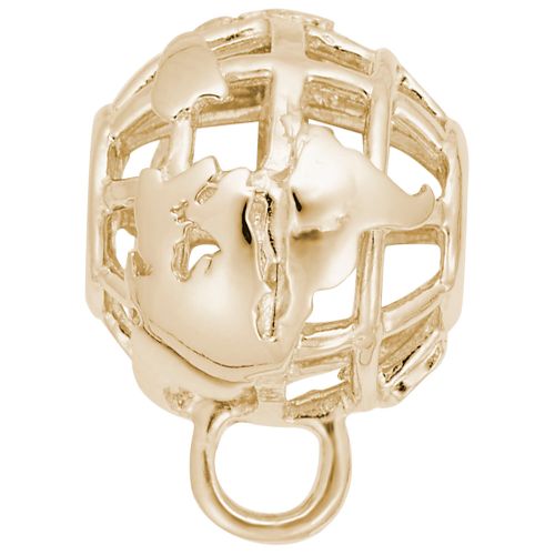 Charmdrop Globe - 10K Gold - 10-9184-10kg