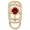 Charmdrop January Stone - Gold Plated - 10-9181-1-gp