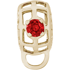 Charmdrop July Stone - 10K Gold - 10-9181-7-10kg