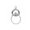 Charmholder Claddagh Charm White Gold - 43-3508