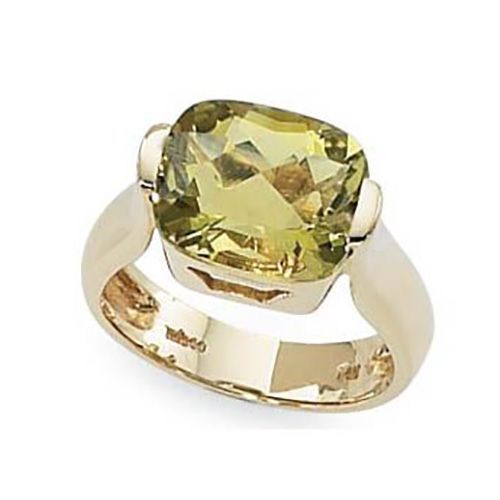 Checkerboard Oro Verde Ring - 14K Yellow Gold Size 7 - 70786OV