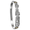 Chief Shakes Totem Hook Bracelet - Silver & 14K Gold 6mm 8 Inch
