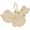 China Map Charm Gold Plated - 10-3796