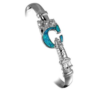 Chincoteague Island Opal Virginia Destination Bracelet - 6mm 7.0 Inch
