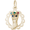 Christmas Stocking Charm Gold Plated - 10-0617