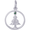 Christmas Tree Charm Silver - 10-1218