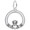Claddagh Charm Silver - 10-7793
