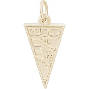 Class Of 2017 Charm - Gold Plated - 10-6517-gp