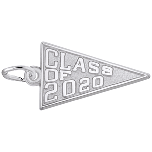 Class of 2020 Charm - 14K White Gold - 10-6520-wg