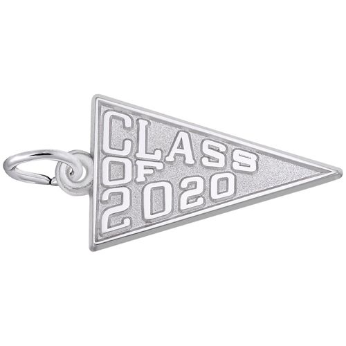 Class of 2020 Charm - 14K White Gold - 10-6520-wg